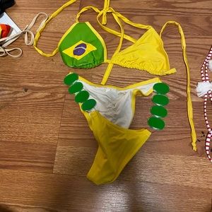 Brazilian ruched butt bikini